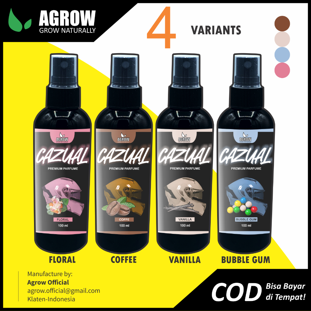 CAZUAL Parfum Aroma Floral Bunga Helm Sepatu Penghilang Bau Anti Bakteri Pengharum Tas Pewangi Jaket By Agrow