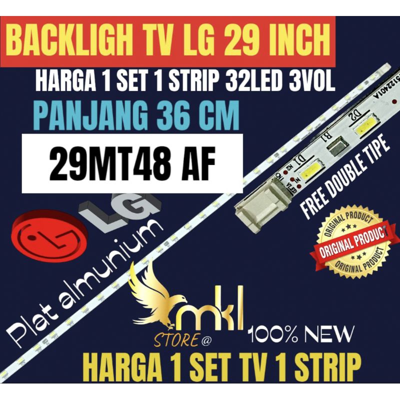 BACKLIGHT TV LED LG 29 INCH 29MT48AF BACKLIGHT TV LED 29 INCH LG
