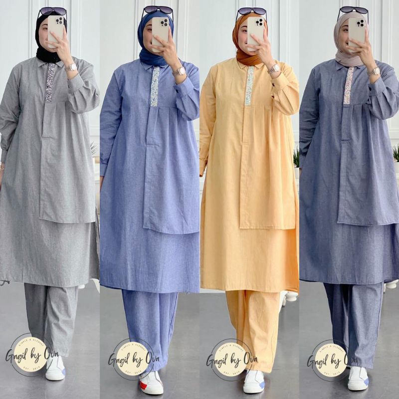 SETCEL GAGIL RAYAAZA PREMIUM ORIGINAL GAGIL FASHION BY OVA VALORA BUSUI WUDHU FRIENDLY DESAIN