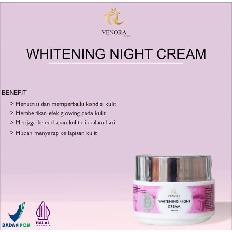 BRIGHTENING NIGHT CREAM VENORA