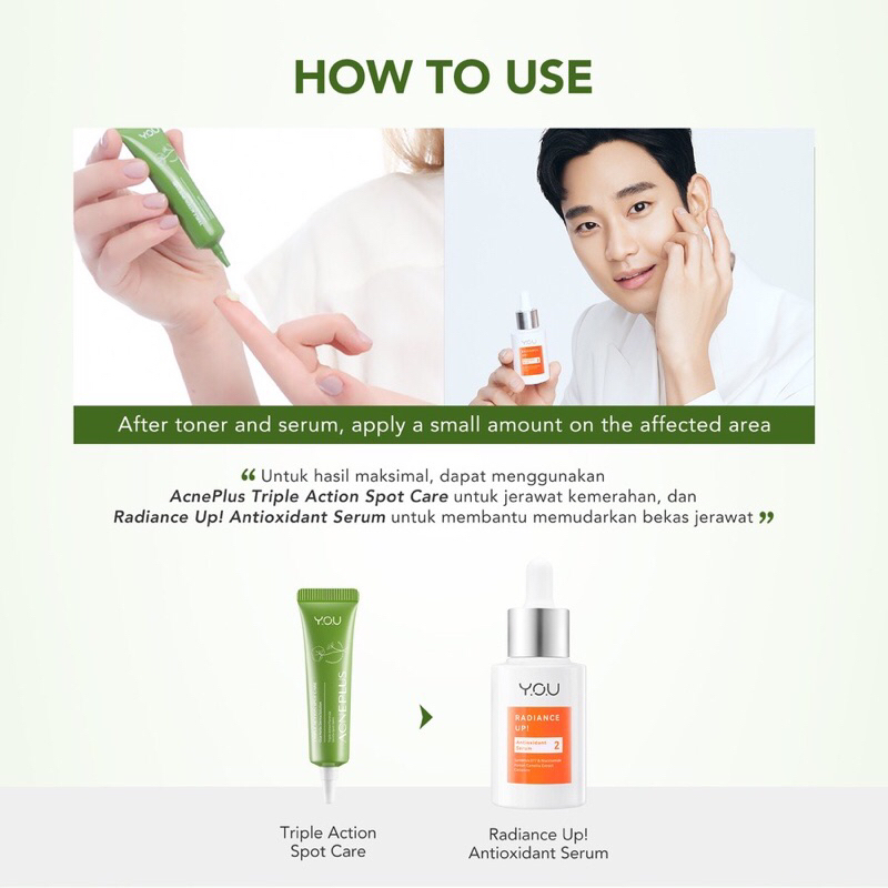 (BISA COD) YOU ACNE PLUS CICA HERBS DERMA SOLUTION