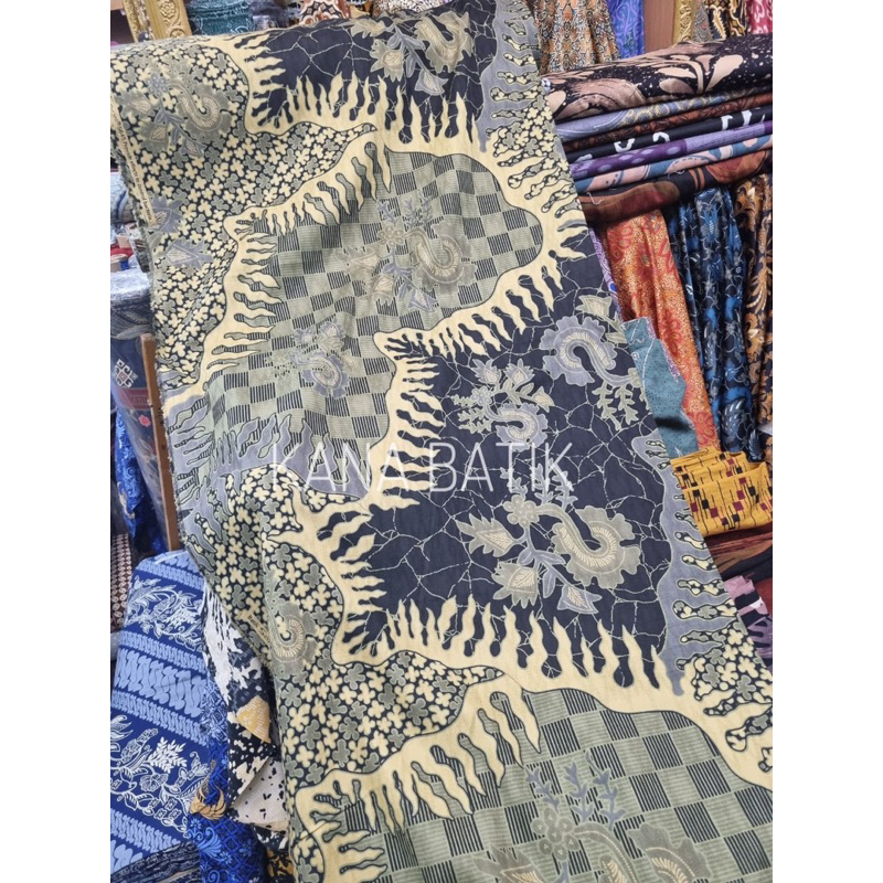 Kain batik bahan katun dobby merek Sarini Antibacterial
