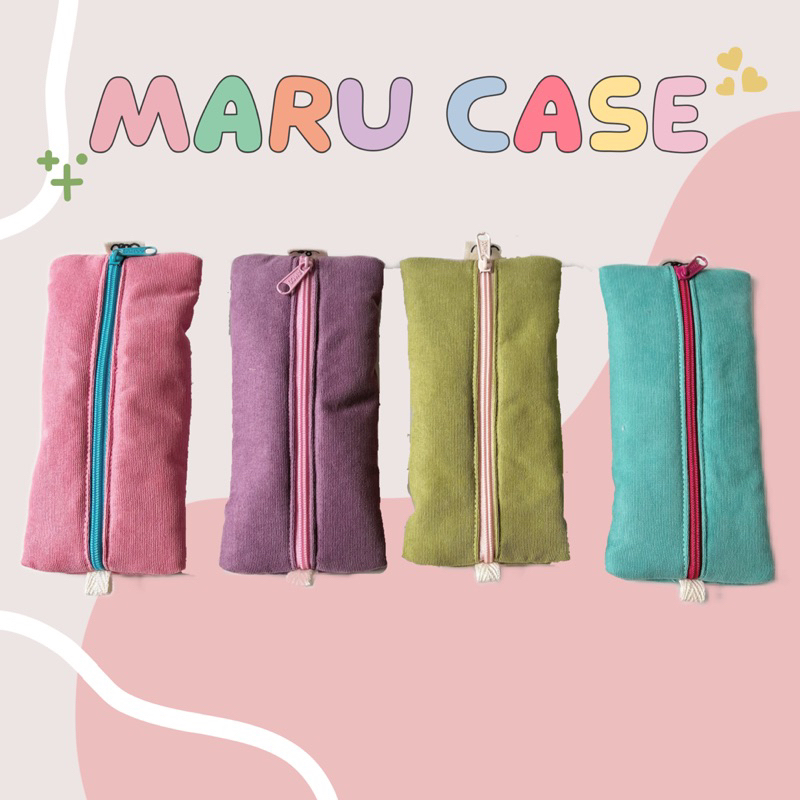 pencil case / tempat pensil / pouch kacamata - MARU CASE| la.ideas