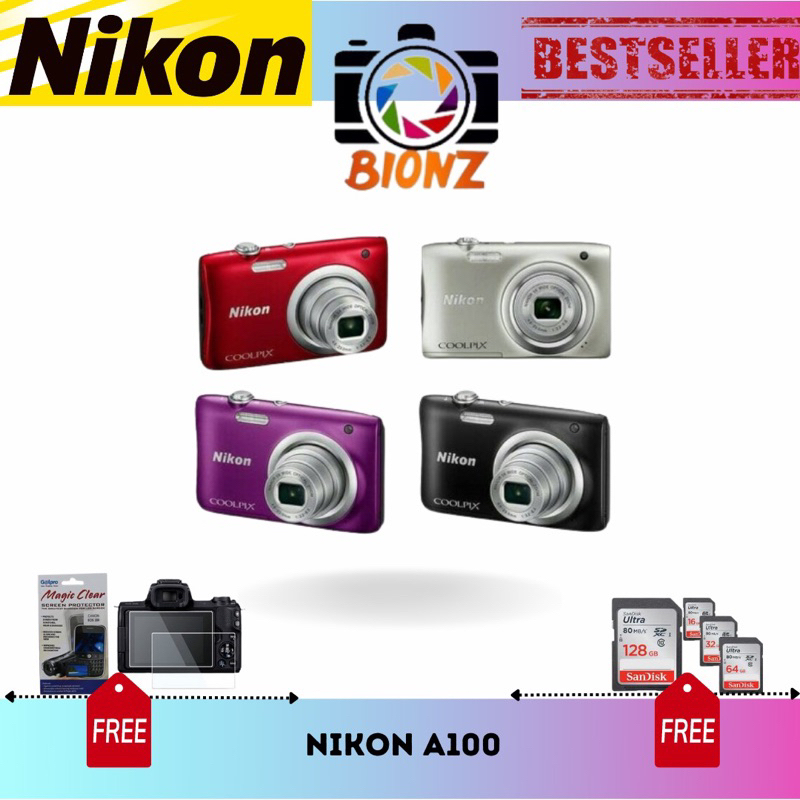 KAMERA NIKON A100 / KAMERA DIGITAL NIKON A100 COOLPIX