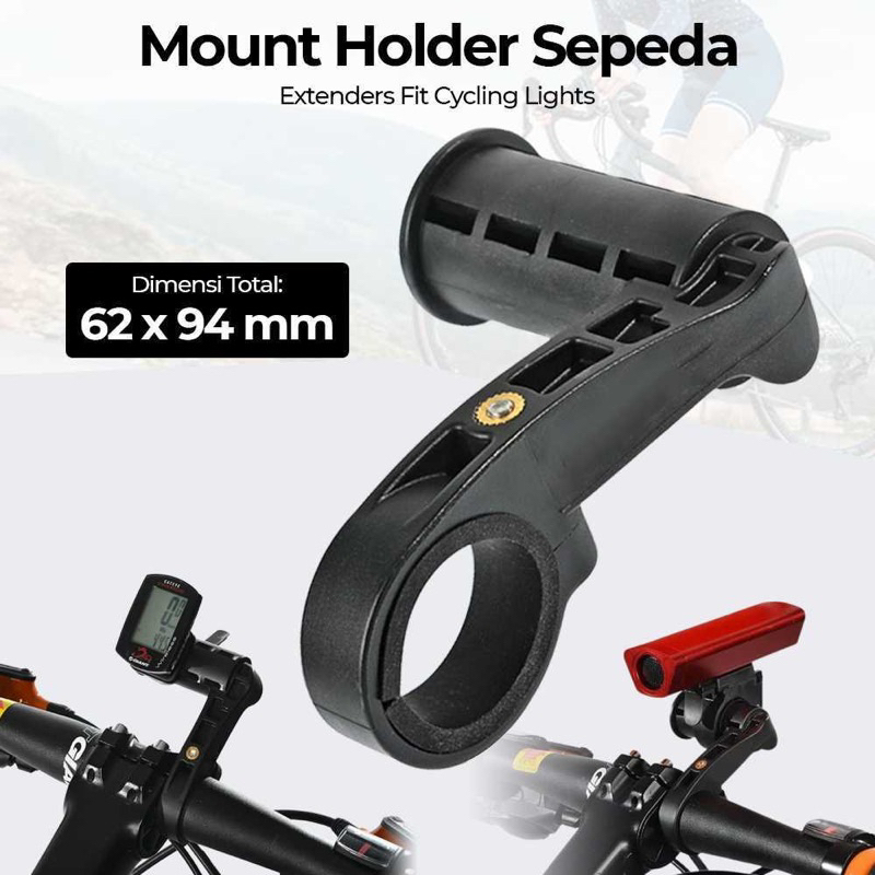 Mount Holder Sepeda Extenders fit cycling light lamp