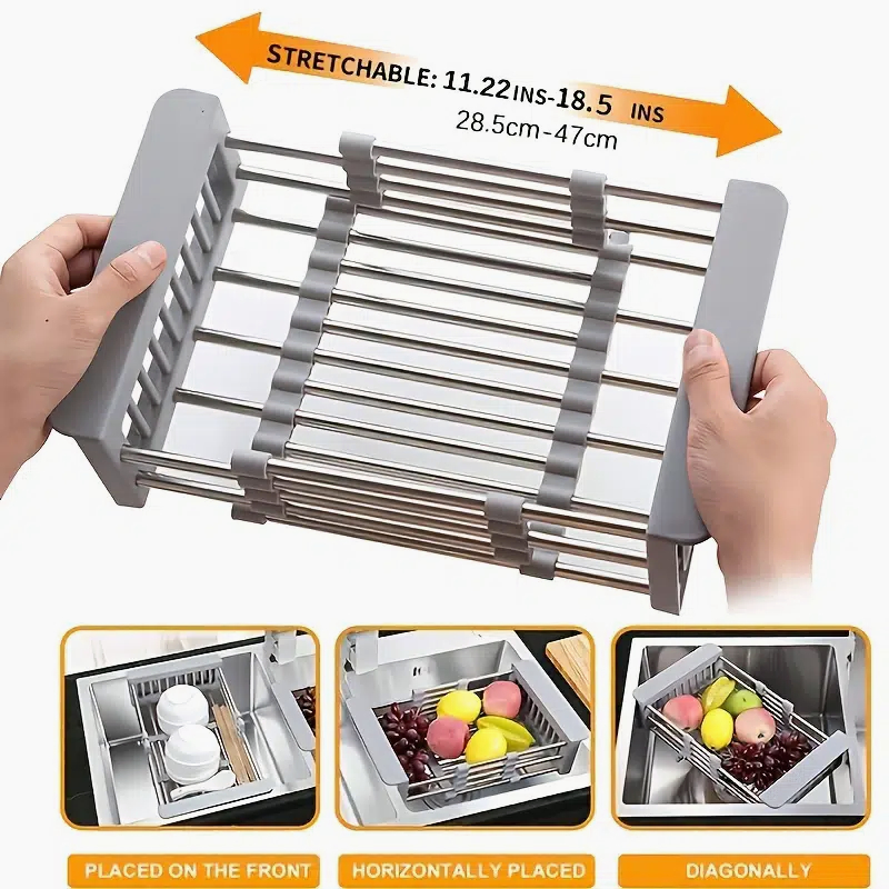 Kitchen Sink Stainless/Bak Cuci Piring 1 Bowl Besar Original/Wastafel Cuci Piring Minimalis/Kitchen Sink Model SS304 Stainless Steel- Set For Sale