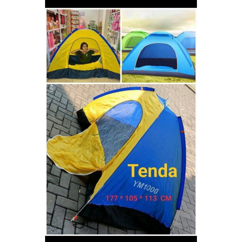 TENDA CAMPING YM1000 / YM 1000 tenda kemah besar berkemah tenda
