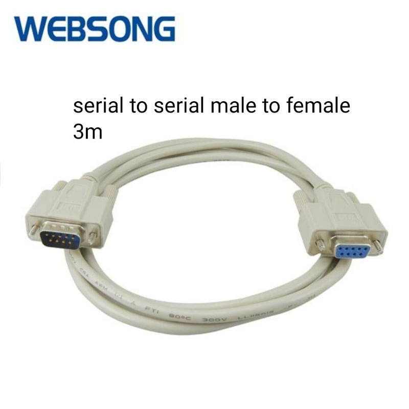 Kabel Serial DB9 Male to Female 3M