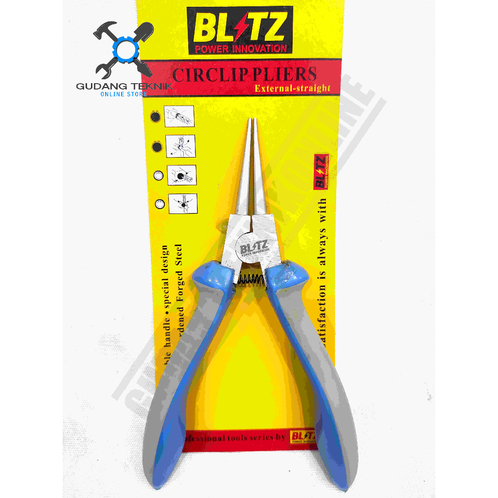 Tang Snapring 7&quot; Internal External Lurus Bengkok BLITZ / Tang Snap Ring7 Inch Circlip Pliers BLITZ