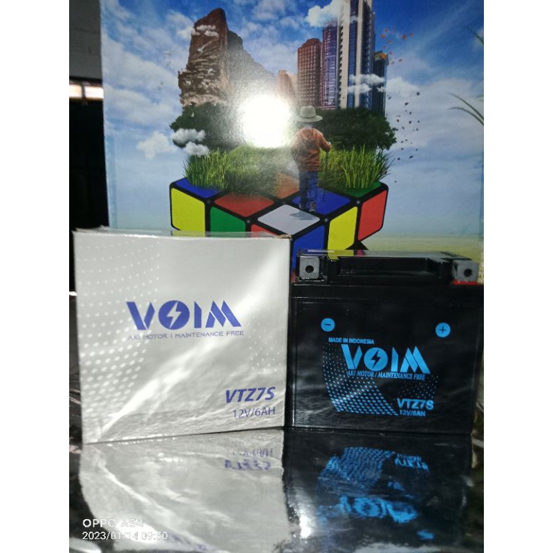 Aki kering VOIM GTZ7S Vario 125/150 Satria FU ADV N Max PCX Aerox MotobattGsFederal