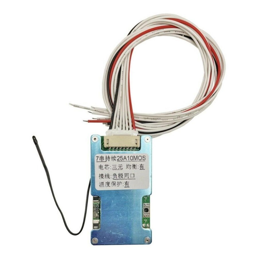 bms balanced battery management system 7S 25A 24V BMS 18650 3.7V