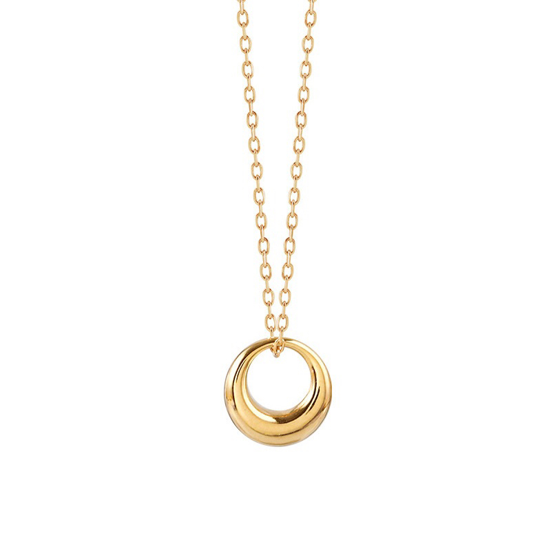 Kalung Titanium Wanita Gold Elegan Korea Fashion Style Premium