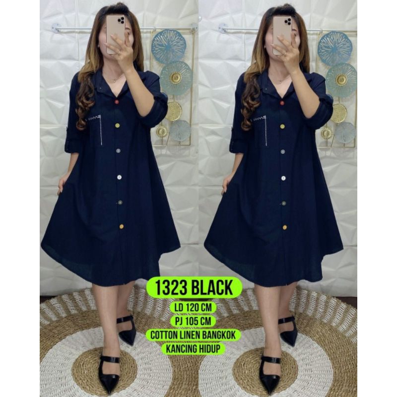 Tunik 1323 Tunik Cotton Linen Bangkok