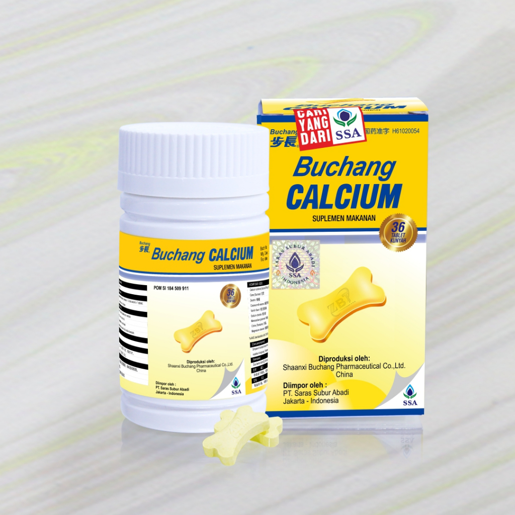 BUCHANG CALSIUM ASLI KALSIUM VITAMIN UNTUK TULANG KUAT