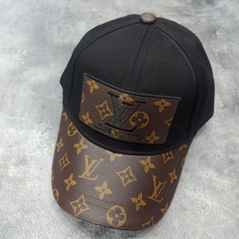 Topi Baseball LV Monogram Super Premium Import Unisex