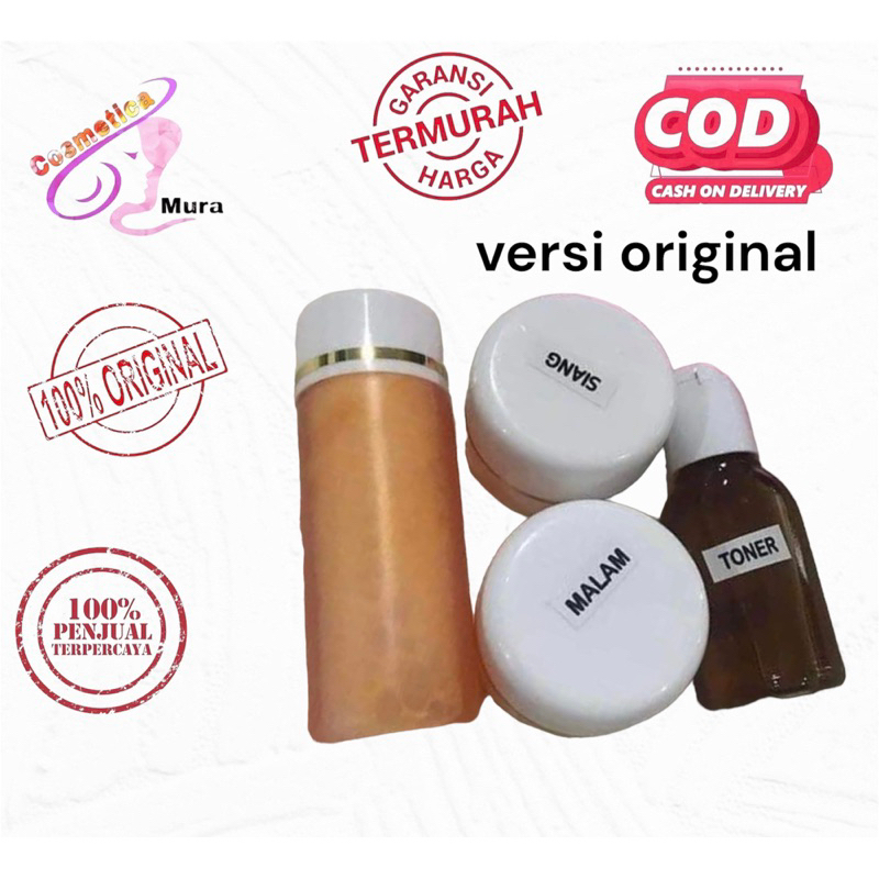 versi original bukan abal2 || paket HN original lengkap - cream HN original