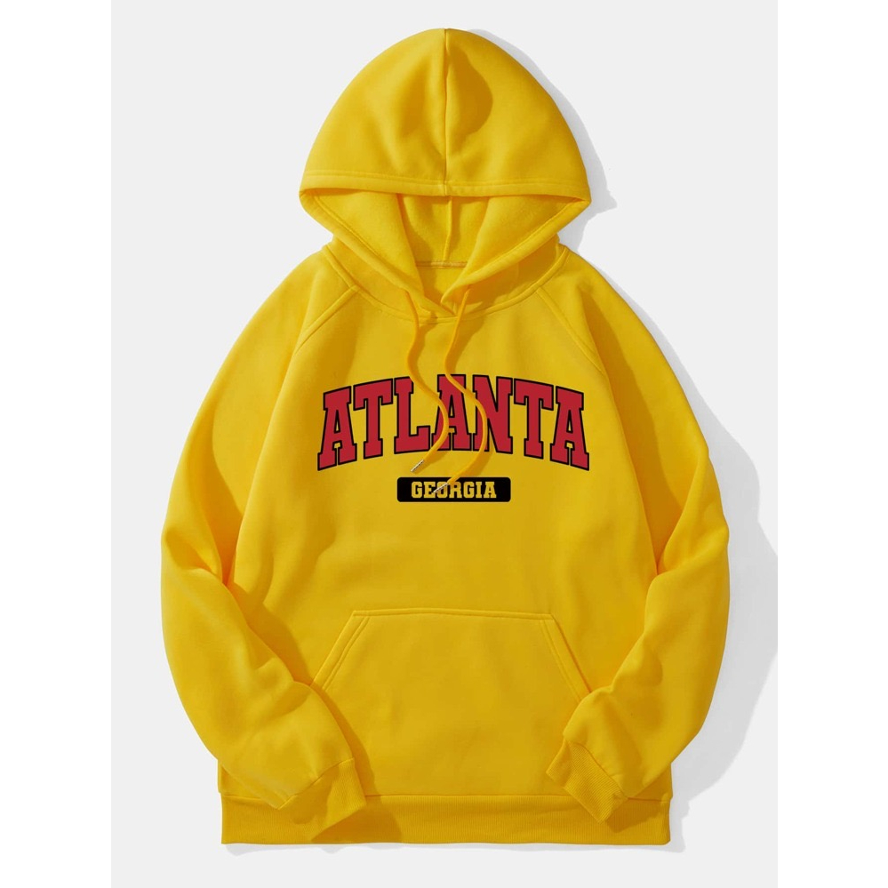 ATLANTA GEORGIA Jumper Hoodie  II Sweter Oblong Topi Sz M - XL ( Pria &amp; Wanita / Anak &amp; Dewasa )II  Sweater Hoodie Trendy