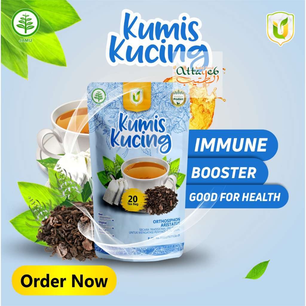 

Teh Celup Herbal Kumis Kucing Isi 20 Membantu Mengurangi Masalah Batu Ginjal Radang Payudara Kencing Manis dan Memperlancar Pengeluaran Air Kemih Teh Herbal Naila