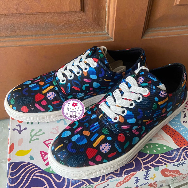 Adorableprojects - Brisia Sneakers Patern - Sepatu Wanita