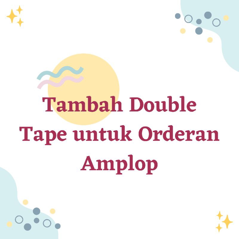

Tambah Double Tape Untuk Amplop Falah dan Juwara Khusus Amplop Kecil dan Tanggung