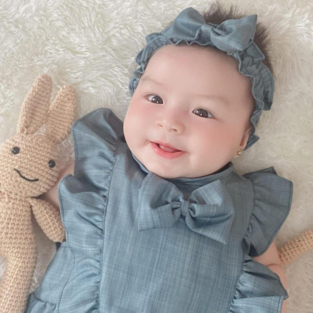 MICHELLE JUMPER Baju Jumper Bunga Bandana Sepatu Pergi Lucu Fashion Anak Bayi Perempuan Terlaris / MICHA / CHEERFUL kcg2 / CELLY BELSIE