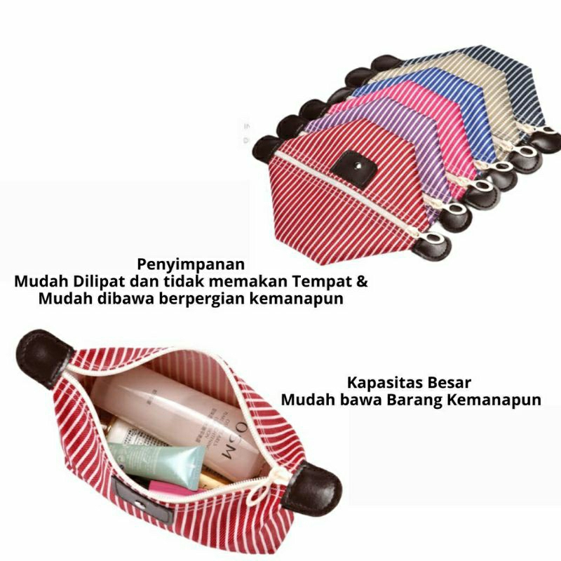 Tas Pouch Kosmetik Makeup Alat Mandi Organizer Anti Air