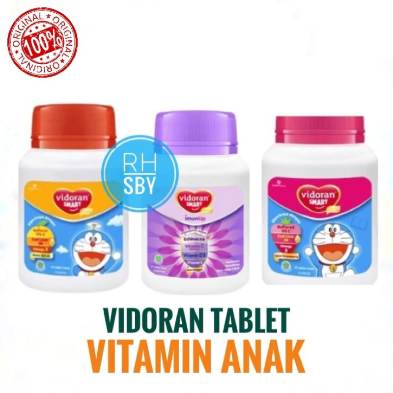 Vidoran Smart Tablet Hisap 25's