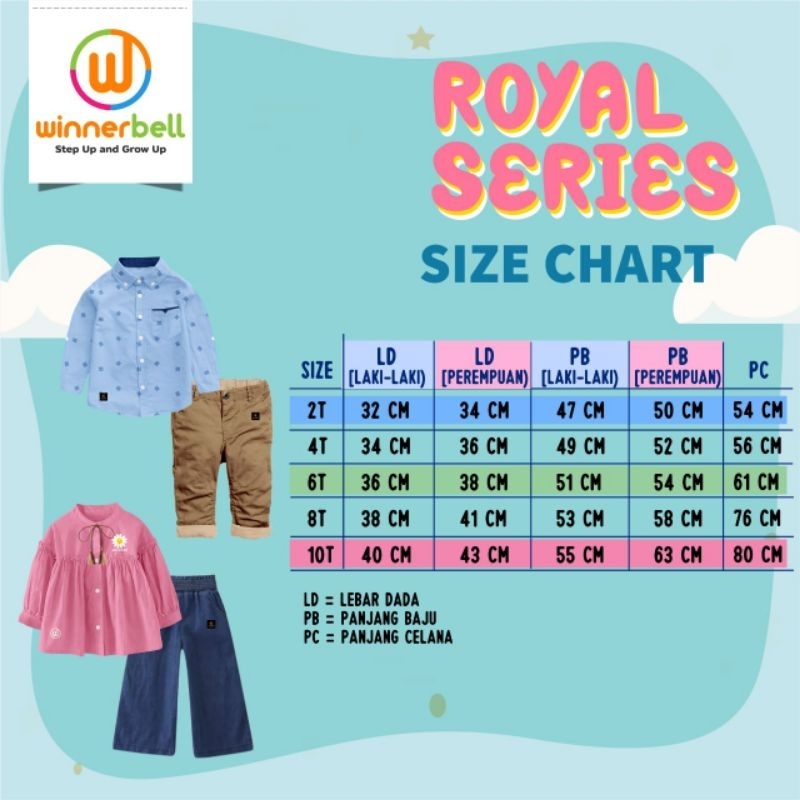 Ready ‼️Set Anak Cewe dan Cowo Couple Royal Bordir Series Katun by WinnerBell