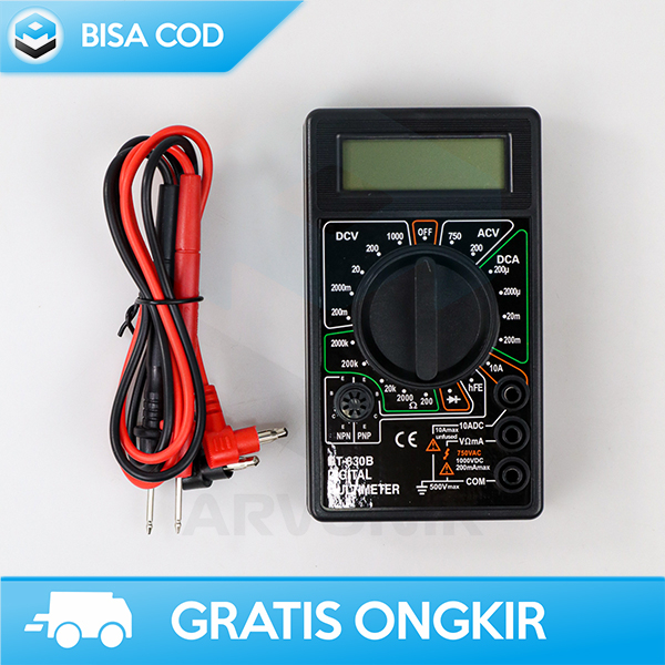 ALAT PENGUKUR LISTRIK DIGITAL AKURASI TINGGI MULTIMETER POCKET SIZE