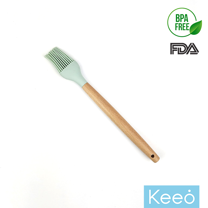 Keeo Aneka Spatula Sutil Silikon Food Grade Hijau Muda Mint