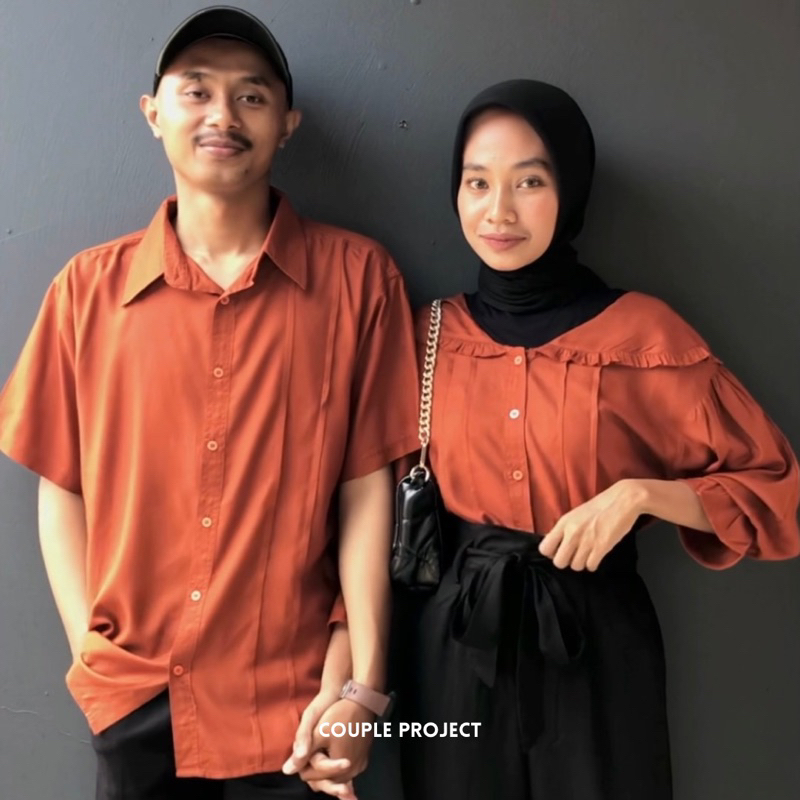 COMFY COUPLE SET BAJU COUPLE PASANGAN/ KEMEJA COUPLE PASANGAN BY COUPLE PROJECT