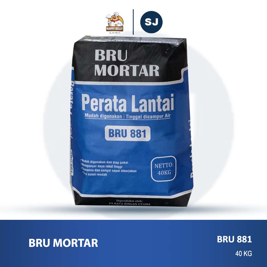 Semen Instan BRU Mortar Perata Lantai (BRU-881)