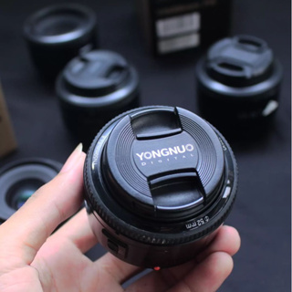 Lensa  Fix 50mm Youngno Canon Bokeh aperatur 1.8