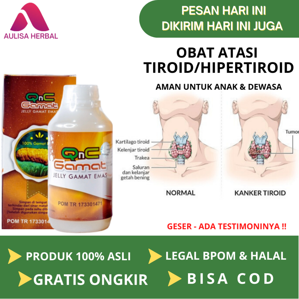 Jual Obat Kelenjar Tiroid Bengkak Di Leher Gondokan Gondongan Hipertiroid Sakit Tenggorokan