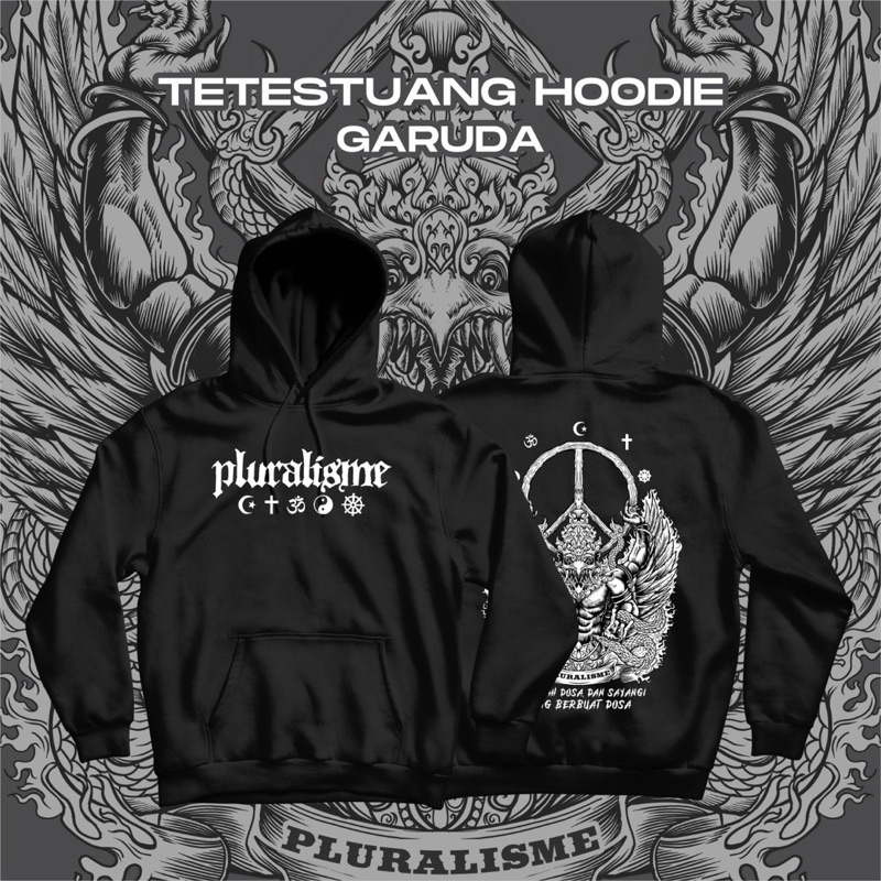Tetestuang Hoodie Garuda Pluralisme | Kaos Pluralisme | Humanity Above Religion V1