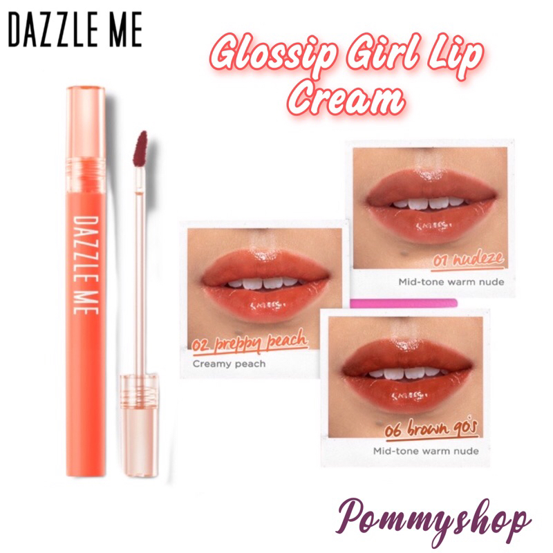 Jual Dazzle Me Glossip Girl Lip Cream Lip Matte Lipstick Lip Tint