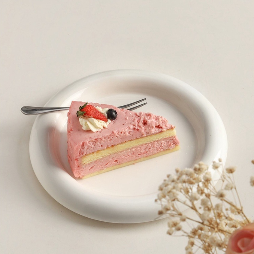 BLAKSMITHS - KOREAN STYLE DESSERT PLATE / PIRING KUE / PIRING CAKE / PROPS FOTO