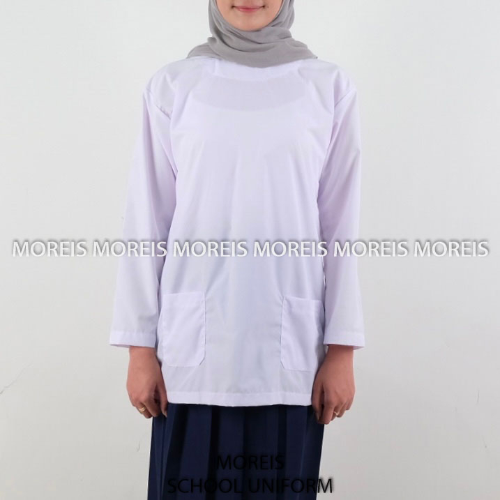 Seragam Sekolah Baju Kurung SD SMP SMA MTs MA Baju Putih Kurung Padang Muslim Anak