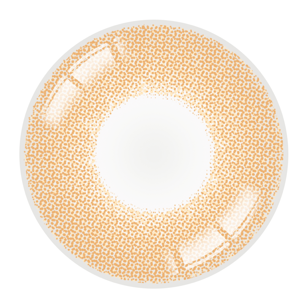 Naturalens Orange Brown Softlens Biomoist (0 sd -10) Contact Lens