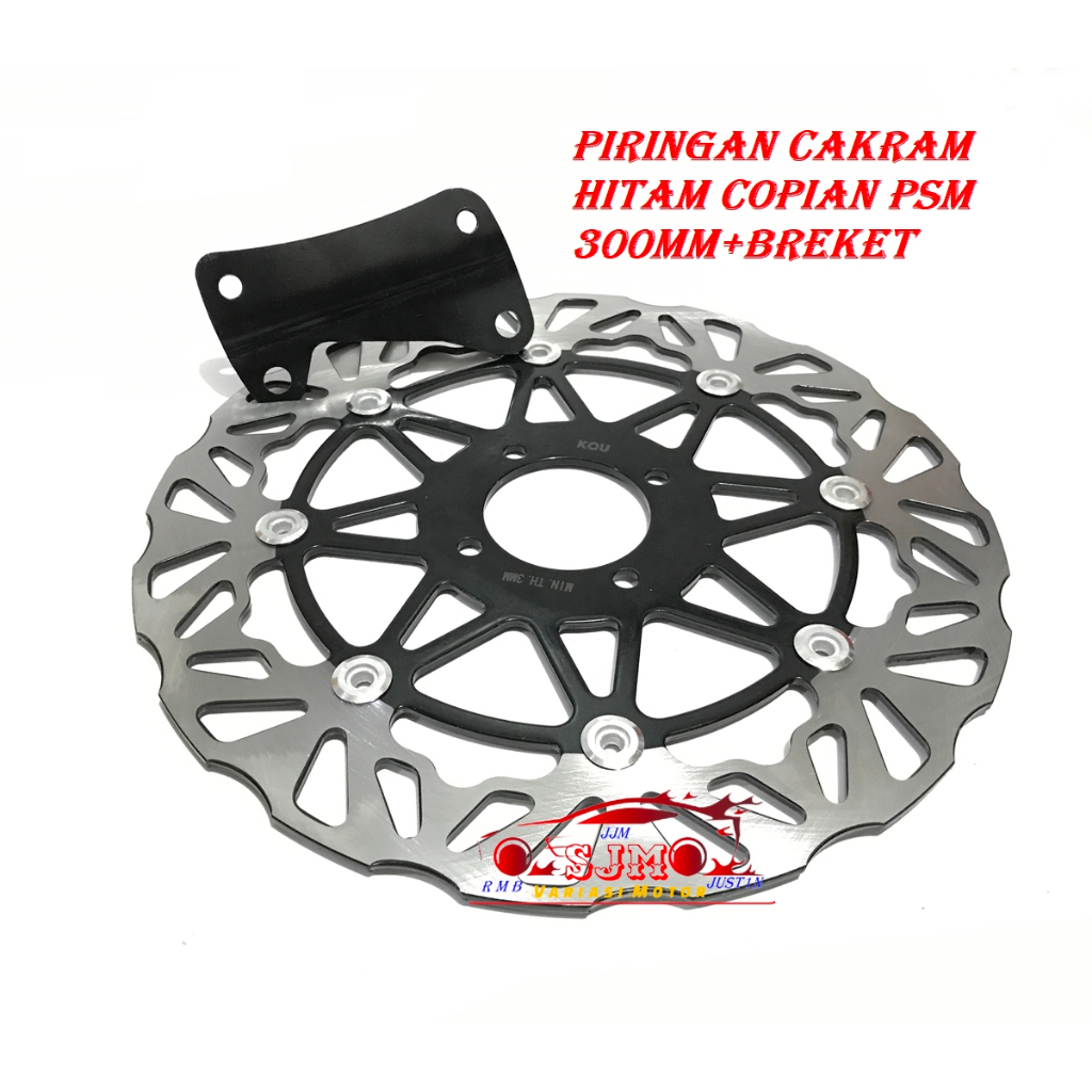 PIRINGAN DEPAN MX NEW MX LAMA-JUPITER ZZ JUPITER Z1-VEGA R NEW-VEGA ZR DISK CAKRAM BESAR PLUS BREKET 300MM