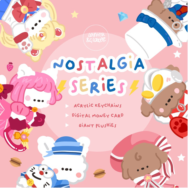 NOSTALGIA SERIES CHARACTER acrylic keychain