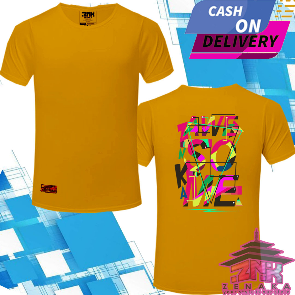 kaos pria dan wanita distro awesome zenaka