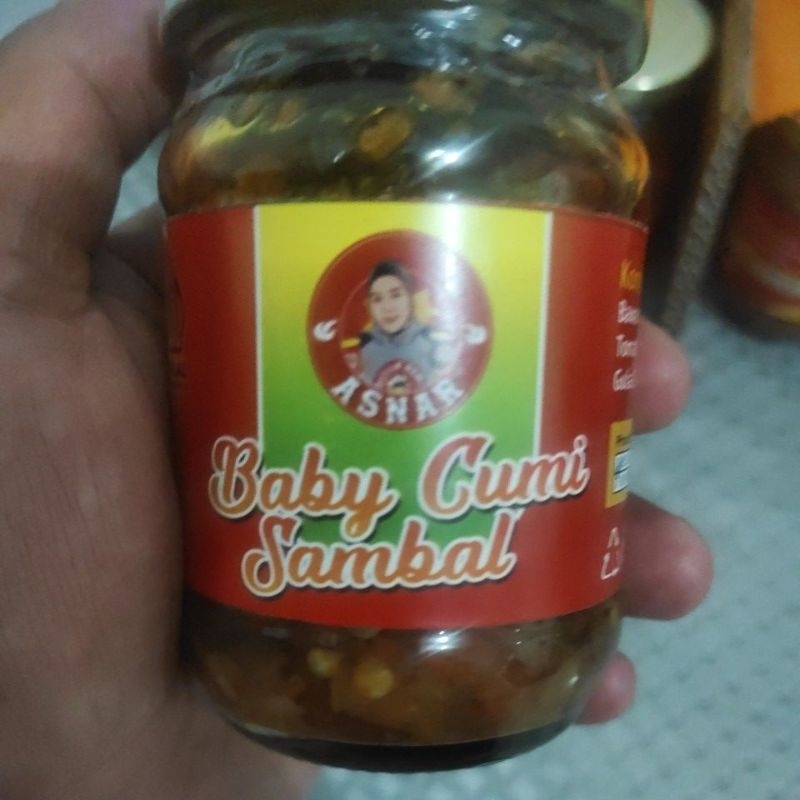 

Sambal baby cumi Asnar extra pedas