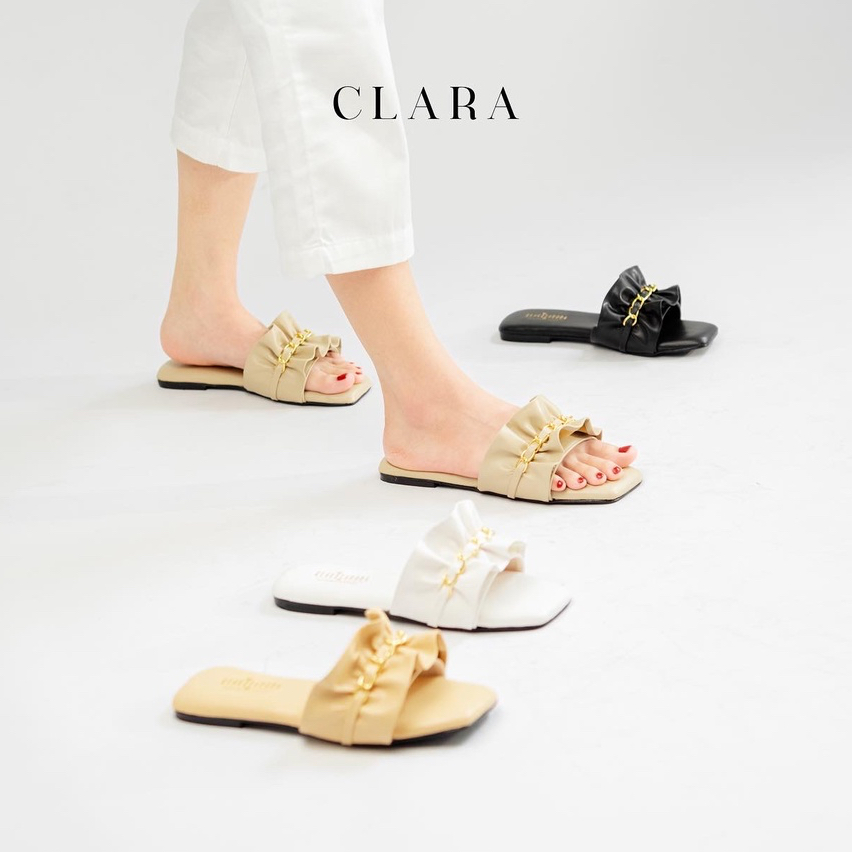 GLARISAMODA Clara Sandal Teplek Wanita Sandal Pantai Nyaman
