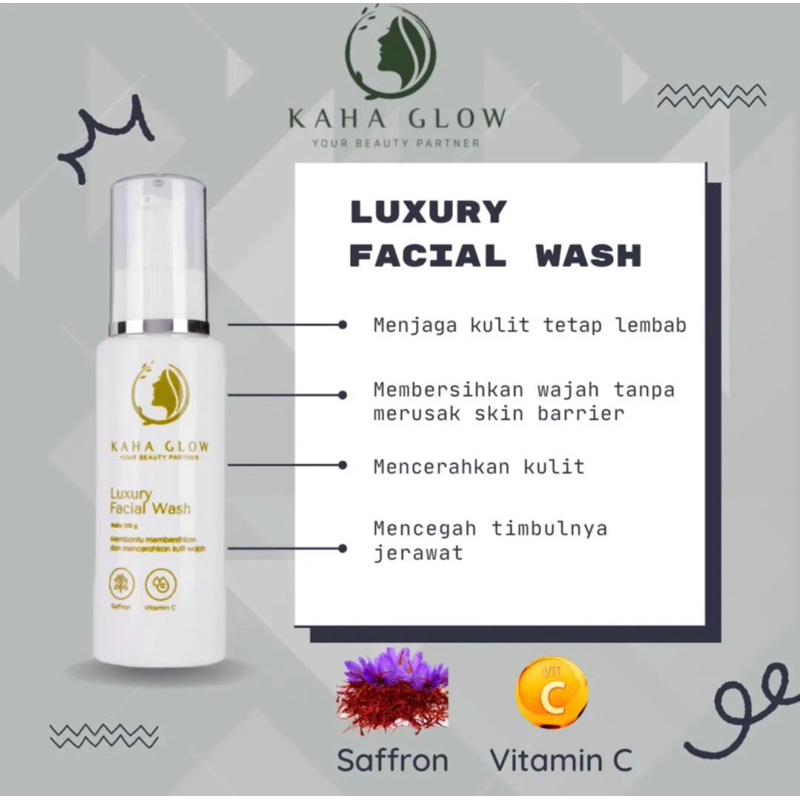 Kaha Glow Luxury Facial Wash