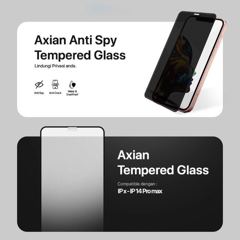 SUPERFIT Tempered Glass Spy Iphone 7+_8+_ip x _ip xs_ip 11_ip xr _ip xs max_ip 11 pro _ip 11 promax _ip 12_ip 12pro_12 promax_13_13 pro_13 promax_14_14plus_14 pro_14 promax Pemasangan gampang anti gagal cover paste Spy bening Anti Kepo