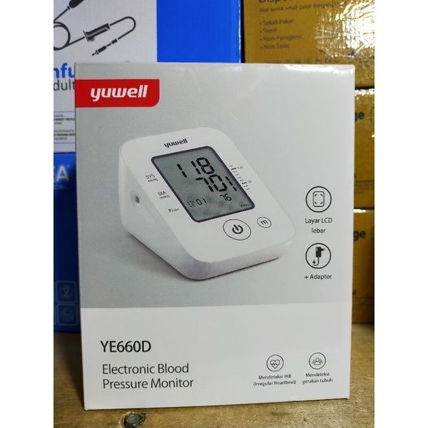 Tensi Digital Yuwell YE660D + USB Cable / Tensi Digital / Alat Ukur Tekanan Darah / Tensimeter Digital / Yuwee YE660D