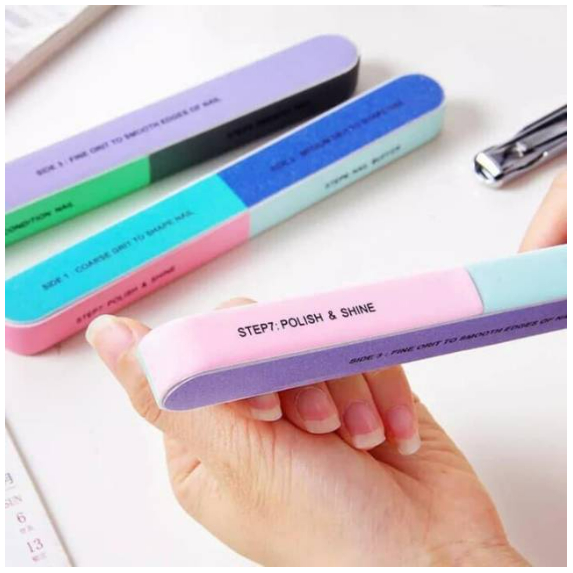 Kikir Kuku Buffer 7 Sisi Nail File Manicure