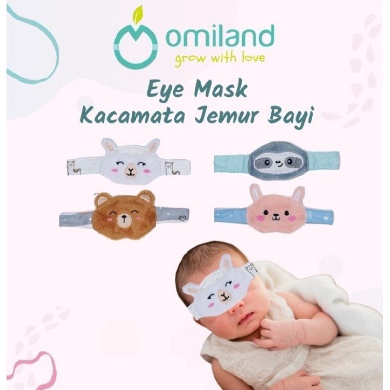 Omiland Eye Mask Penutup Mata Jemur Bayi Kacamata Berjemur Baby / eyemask omiland