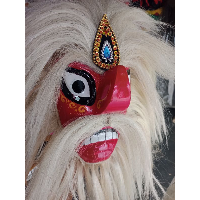 Ganongan Rambut Sintetis | Topeng Ganong